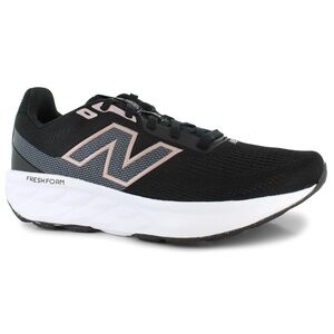 New Balance Women's Black Running Shoe with Pink Accent